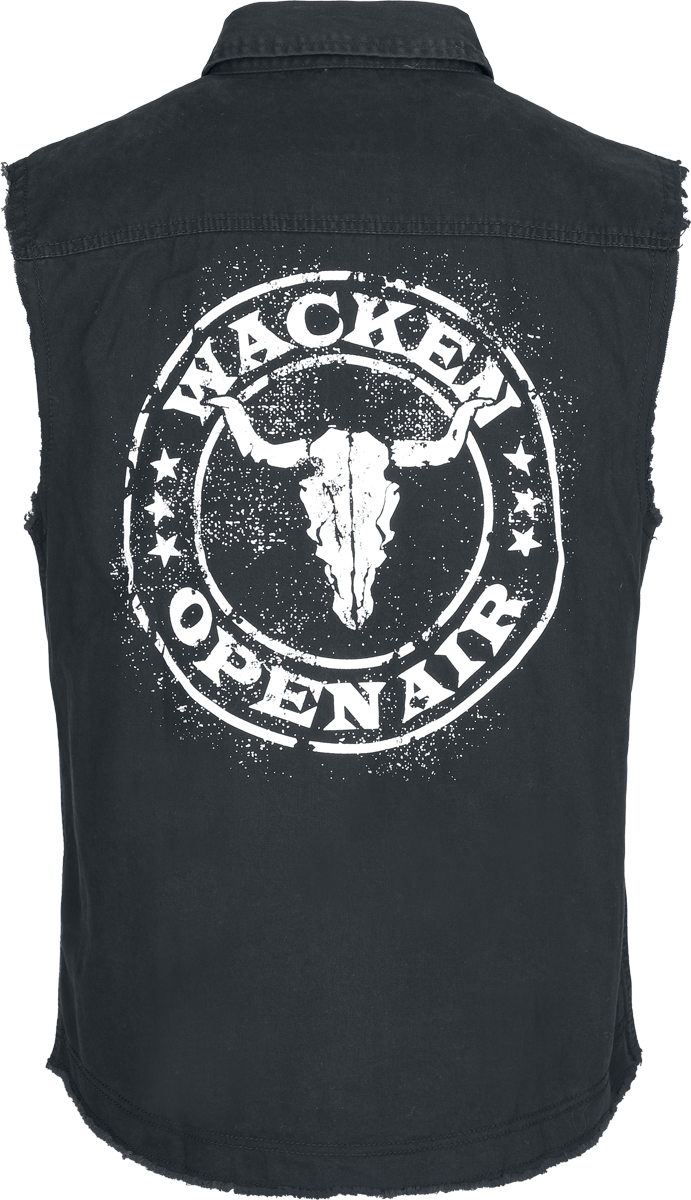 Veste Sans Manches  de Wacken Open Air - Wacken - S à 3XL - pour Homme - noir - Wacken Open Air - View 2