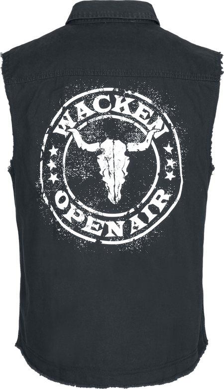 Veste Sans Manches  de Wacken Open Air - Wacken - S à 3XL - pour Homme - noir - Wacken Open Air - View 2