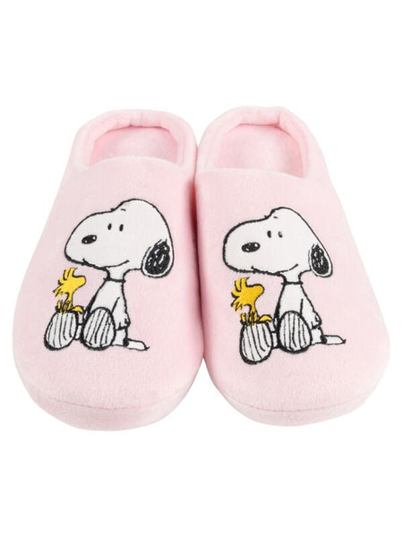 Chaussons  de Snoopy - Snoopy & Woodstock - EU37-38 à EU 41-42 - pour Femme - rose clair - Snoopy