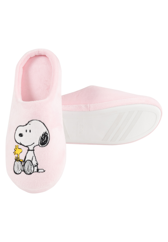 Chaussons  de Snoopy - Snoopy & Woodstock - EU37-38 à EU 41-42 - pour Femme - rose clair - Snoopy - View 2