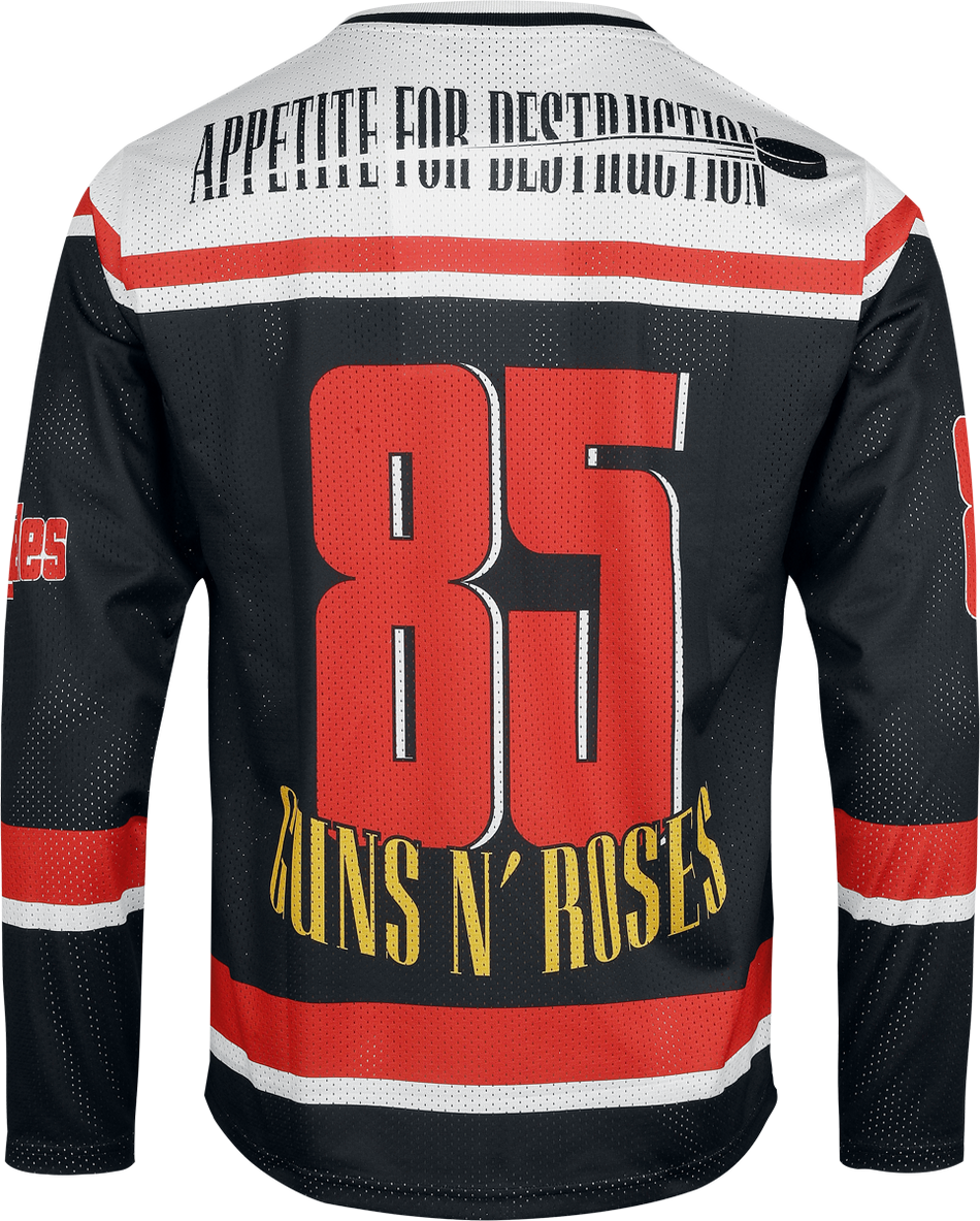 Jersey  de Guns N' Roses - Hockey Jersey - S à 4XL - pour Homme - multicolore - Guns N' Roses - View 2