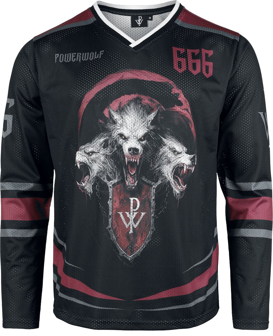 Jersey  de Powerwolf - Hockey Jersey - S à 4XL - pour Homme - multicolore - Powerwolf