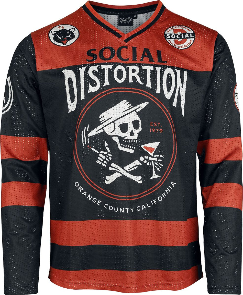 Jersey  de Social Distortion - Hockey Jersey - S à 5XL - pour Homme - multicolore - Social Distortion
