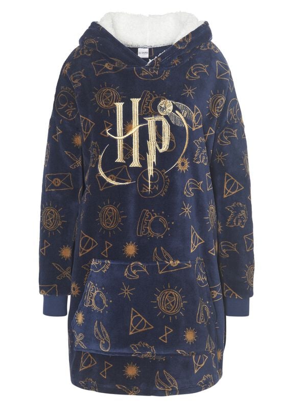 Sweat-shirt à capuche  de Harry Potter - Harry Potter - Sweat à Capuche Oversize - Standard - pour Femme - bleu - Harry Potter