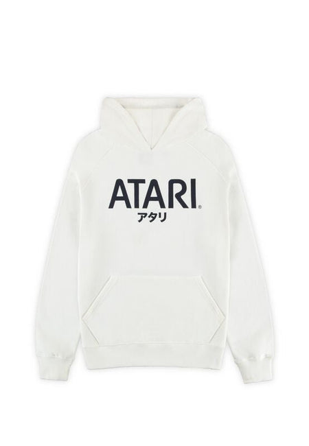 Sweat-shirt à capuche Gaming de Atari - S à XXL - pour Homme - blanc - Atari