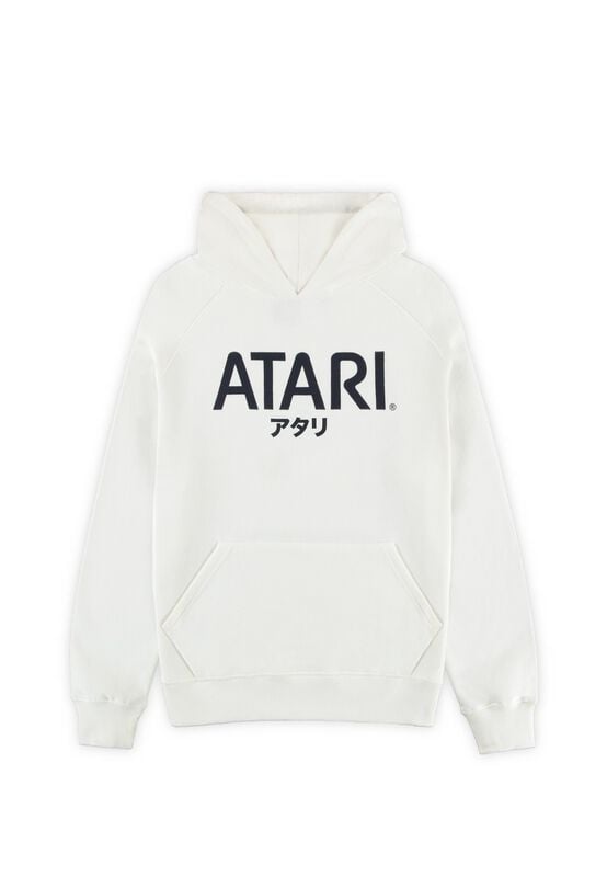 Sweat-shirt à capuche Gaming de Atari - S à XXL - pour Homme - blanc - Atari