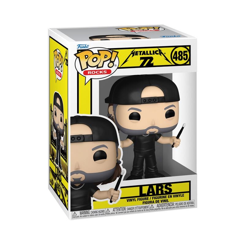 Metallica - Lars Vinyl Figur 485 - Funko Pop! - Funko Shop Europe - metallica