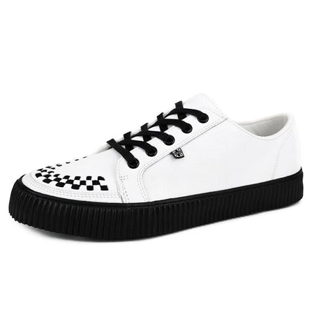 Baskets Gothic de T.U.K - White Leather Upper - EU41 à EU46 - pour Homme - blanc - T.U.K