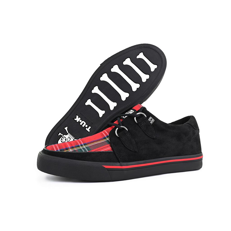 Creepers Gothic de T.U.K - Creeper - Baskets - EU37 à EU41 - pour Femme - noir/rouge - T.U.K - View 2