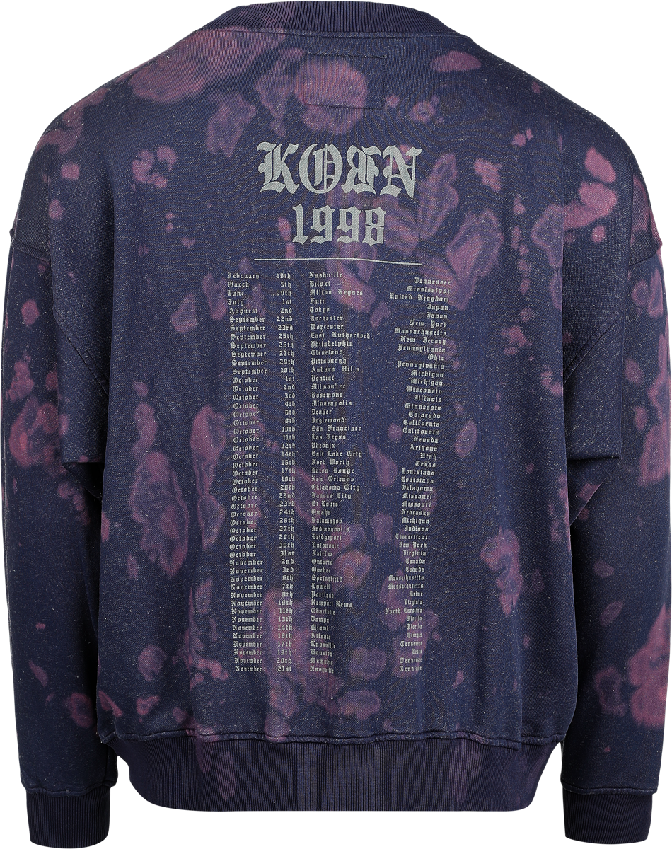 Sweat-shirt  de Korn - 1998 - S à XXL - pour Homme - lilas - Korn - View 2