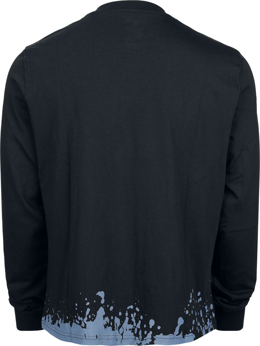 T-shirt manches longues  de Korn - Forgotten Henley - S à L - pour Homme - noir - Korn - View 2