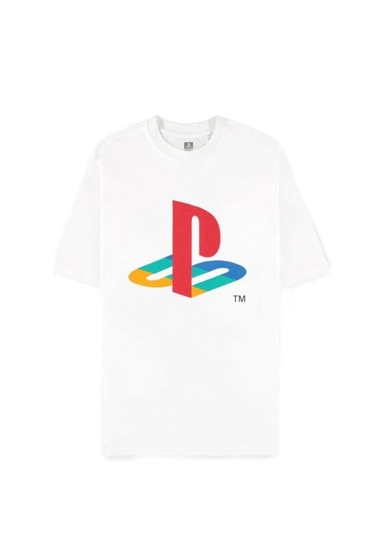 T-Shirt Manches courtes Gaming de Playstation - Playstation - Symboles - S à XXL - pour Homme - blanc - Playstation