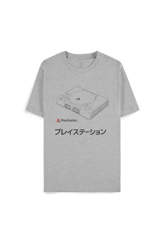 T-Shirt Manches courtes Gaming de Playstation - PlayStation - O.G Console - S à XXL - pour Homme - gris - Playstation