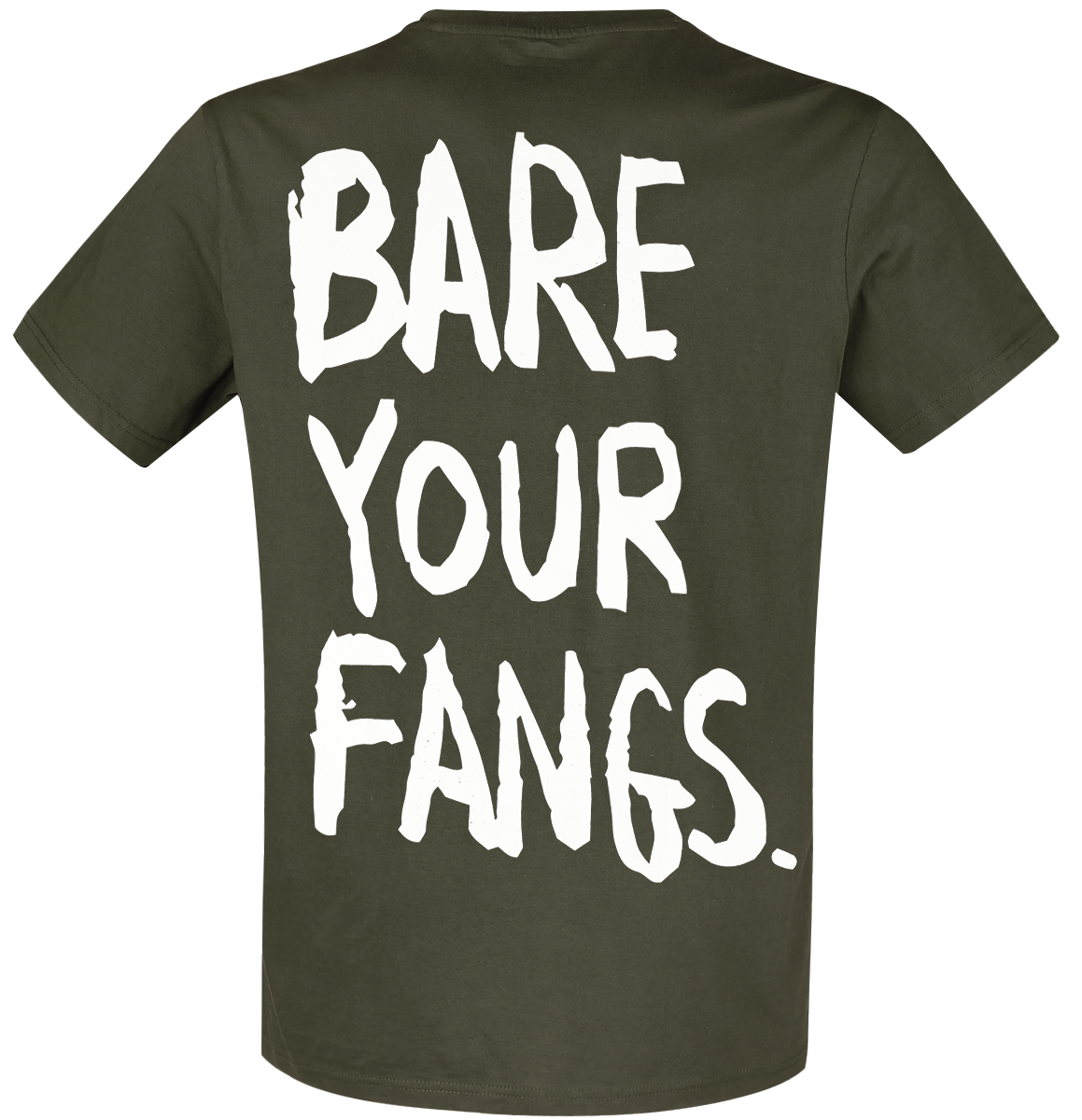 T-Shirt Manches courtes Gaming de The Last Of Us - Bare Your Fangs - S à XXL - pour Homme - vert - The Last Of Us - View 2