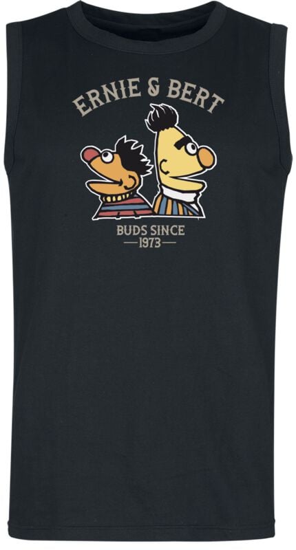 Débardeur  de Sesame Street - Bert & Ernie - S à 3XL - pour Homme - noir - Sesame Street