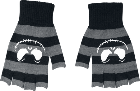 Mitaines Disney de L'Étrange Noël De Monsieur Jack - Jack Face - pour Femme - noir/gris - L'Étrange Noël De Monsieur Jack - View 2