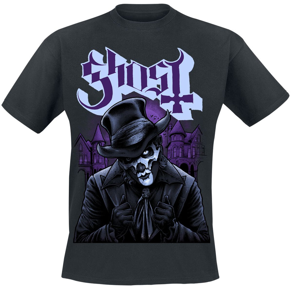 T-Shirt Manches courtes  de Ghost - Top Hat V - S à 3XL - pour Homme - noir - Ghost