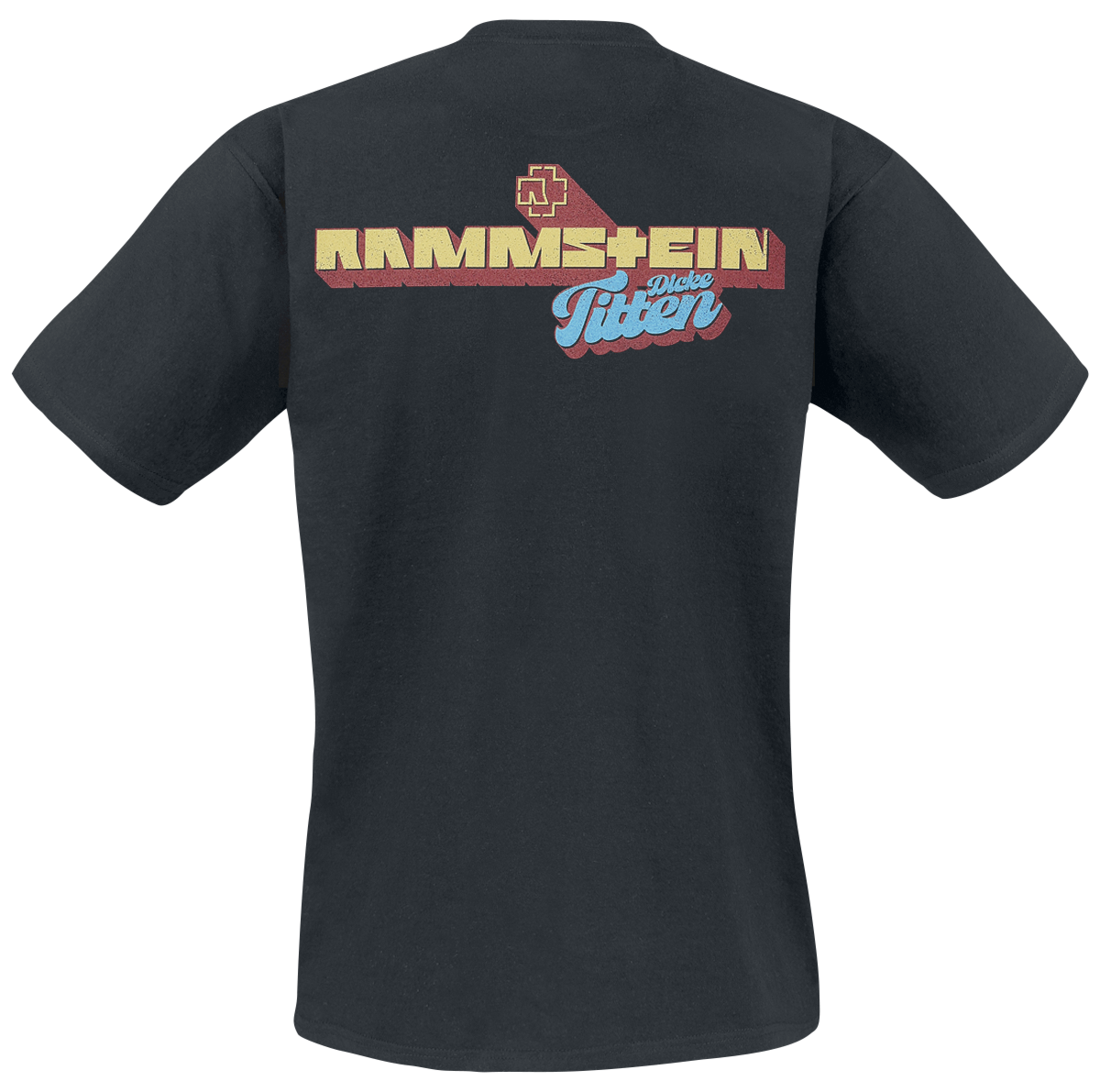 T-Shirt Manches courtes  de Rammstein - Dicke Titten - S à 5XL - pour Homme - noir - Rammstein - View 2