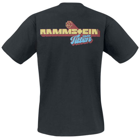 T-Shirt Manches courtes  de Rammstein - Dicke Titten - S à 5XL - pour Homme - noir - Rammstein - View 2