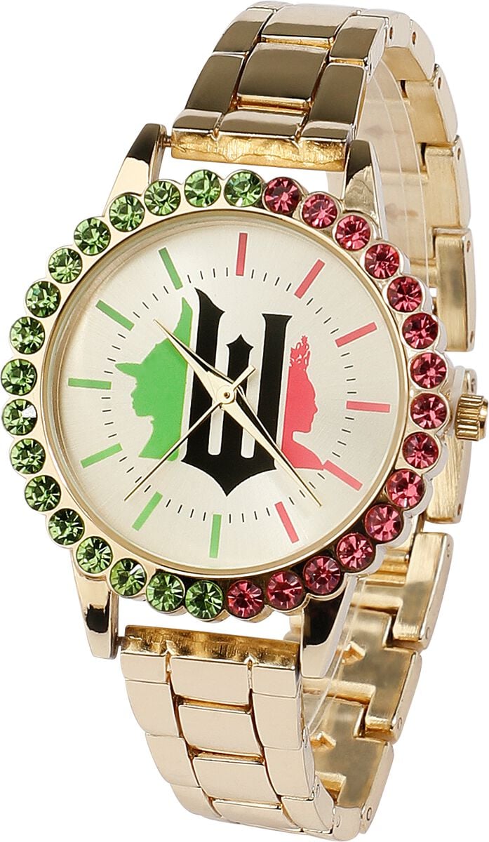 Montres bracelets  de Wicked - Wicked Logo - pour Femme - couleur or - Wicked