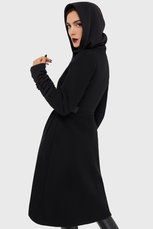 Manteaux Gothic de Killstar - Eternal Coffin Coat - XS à 3XL - pour Femme - noir - Killstar - View 2