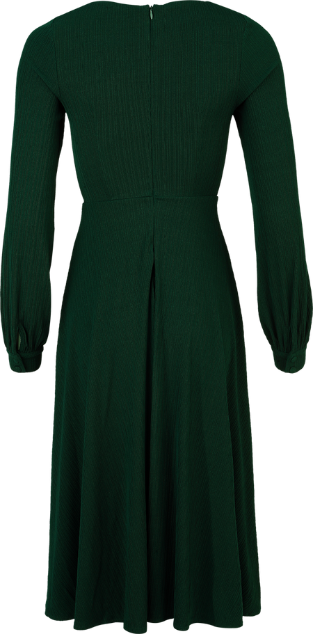 Robe mi-longue Rockabilly de Voodoo Vixen - Textured Knit Flare Dress - XS à 4XL - pour Femme - vert - Voodoo Vixen - View 2