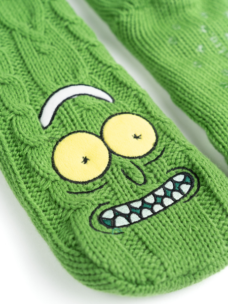 Chaussettes  de Rick & Morty - Pickle Rick - one size - pour Homme - vert - Rick & Morty - View 2