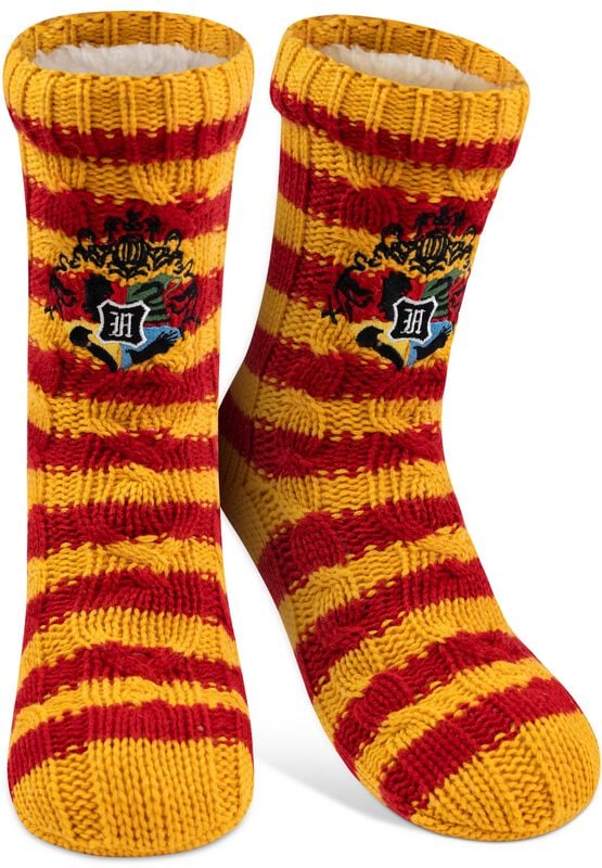 Chaussettes  de Harry Potter - Poudlard - Chaussettes d'Hiver - one size - pour Femme - rouge/jaune - Harry Potter