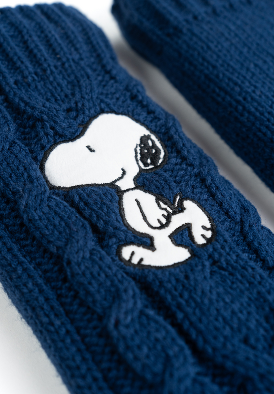 Chaussettes  de Snoopy - Snoopy - Chaussettes d'Hiver - one size - pour Femme - bleu foncé - Snoopy - View 2