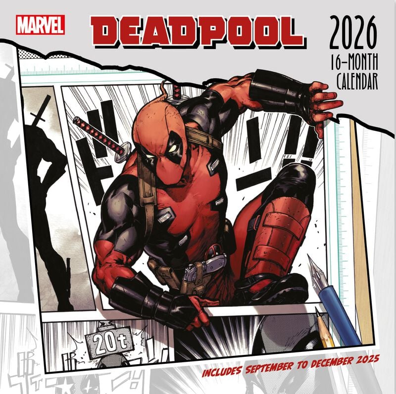 Calendrier mural  de Deadpool - Calendrier Mural 2026 - pour Unisexe - multicolore - Deadpool