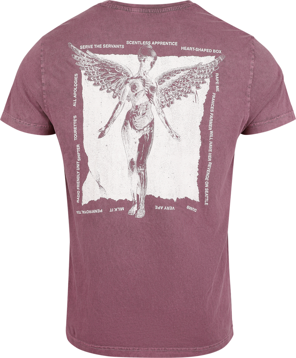 T-Shirt Manches courtes  de Nirvana - In Utero - S à 4XL - pour Homme - lilas - Nirvana - View 2
