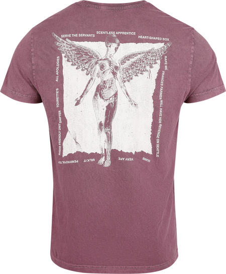 T-Shirt Manches courtes  de Nirvana - In Utero - S à 4XL - pour Homme - lilas - Nirvana - View 2