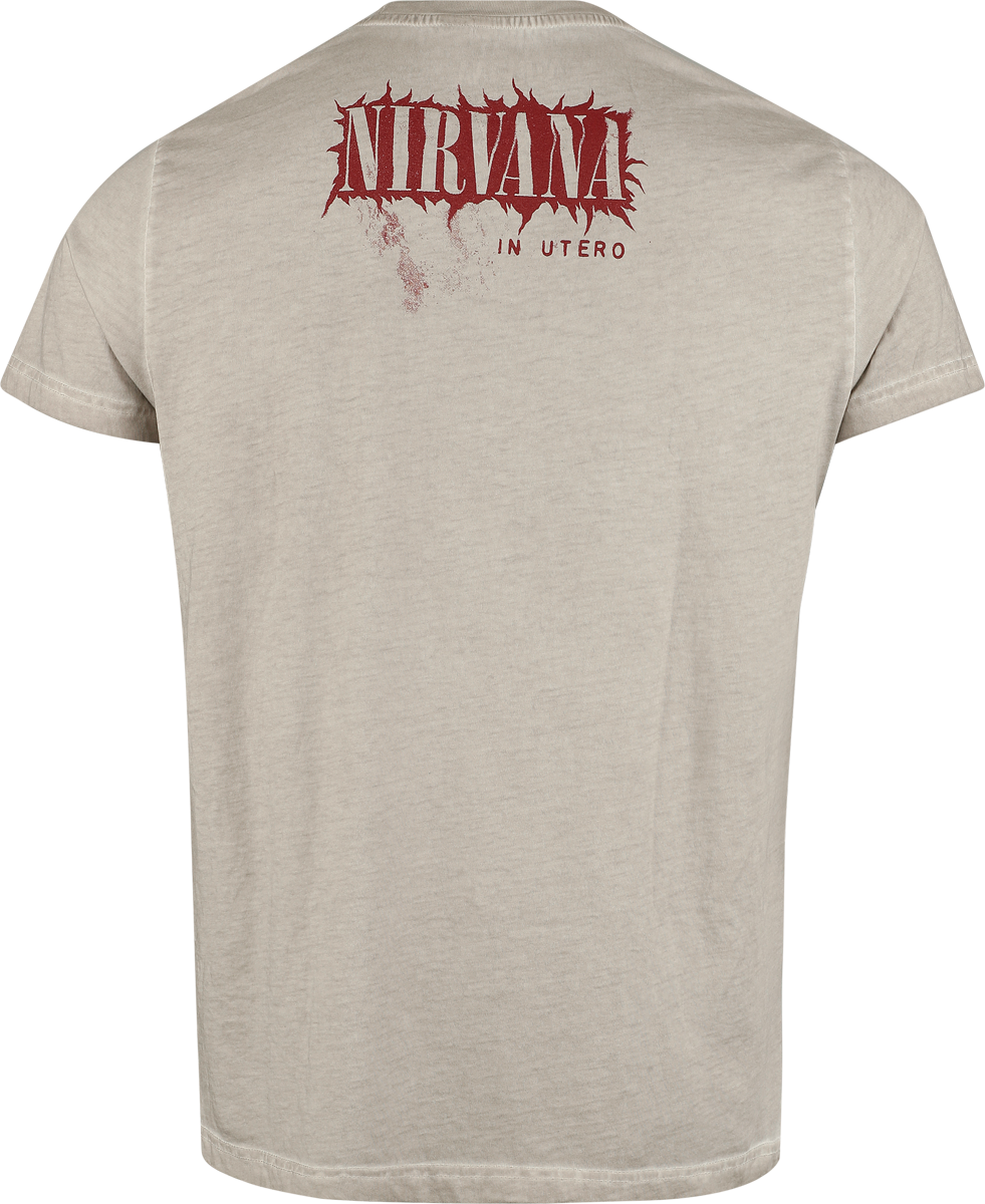 T-Shirt Manches courtes  de Nirvana - In Utero - S à 4XL - pour Homme - gris - Nirvana - View 2
