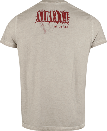 T-Shirt Manches courtes  de Nirvana - In Utero - S à 4XL - pour Homme - gris - Nirvana - View 2