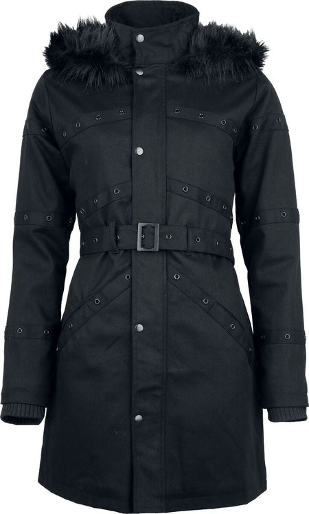 Veste mi-saison Gothic de Poizen Industries - Lois Jacket - S à 4XL - pour Femme - noir - Poizen Industries