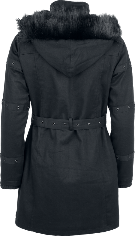 Veste mi-saison Gothic de Poizen Industries - Lois Jacket - S à 4XL - pour Femme - noir - Poizen Industries - View 2