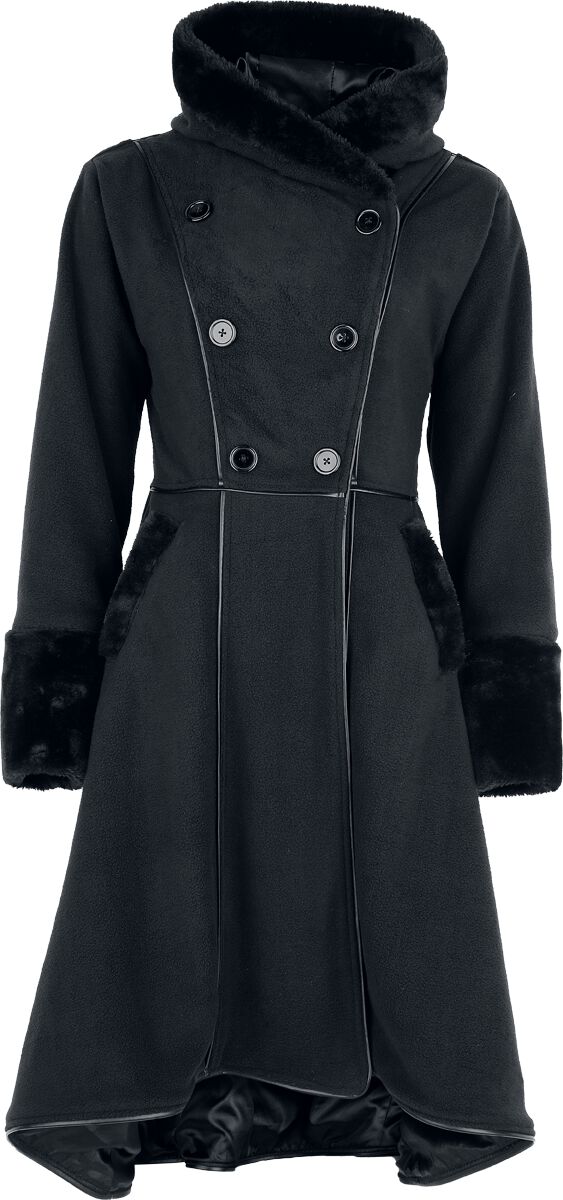 Veste mi-saison Gothic de Vixxsin - Fayola Coat - XS à XXL - pour Femme - noir - Vixxsin