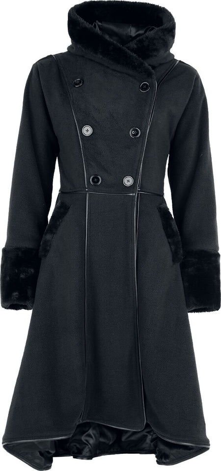 Veste mi-saison Gothic de Vixxsin - Fayola Coat - XS à XXL - pour Femme - noir - Vixxsin