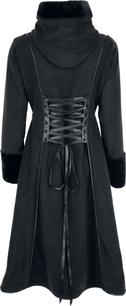 Veste mi-saison Gothic de Vixxsin - Fayola Coat - XS à XXL - pour Femme - noir - Vixxsin - View 2