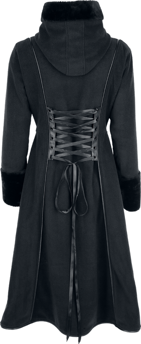 Veste mi-saison Gothic de Vixxsin - Fayola Coat - XS à XXL - pour Femme - noir - Vixxsin - View 2