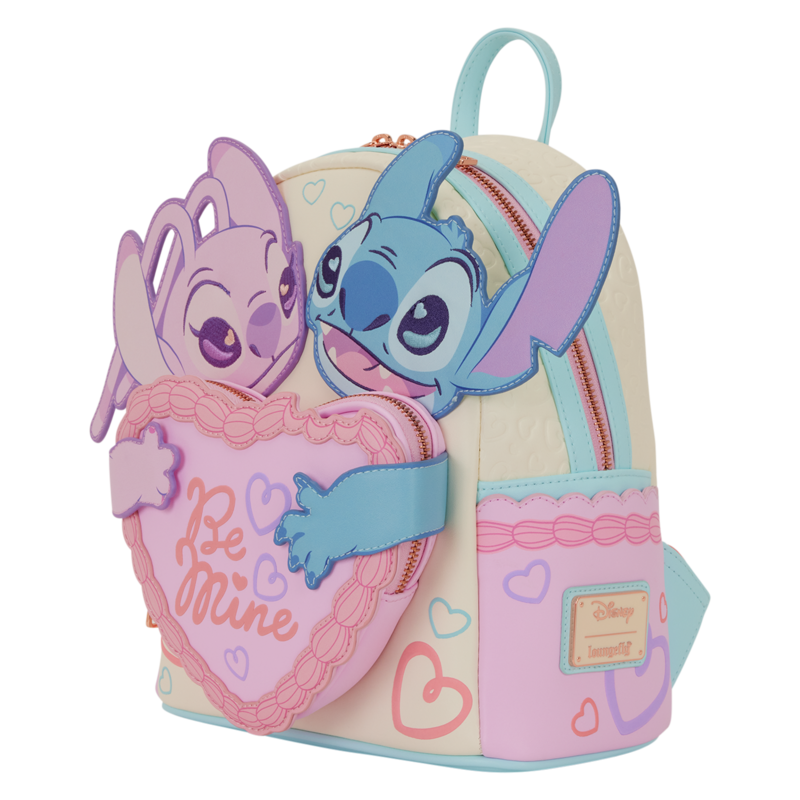 Mini Sac À Dos Disney de Lilo & Stitch - Loungefly - Lilo & Stitch Be Mine - pour Unisexe - multicolore - Lilo & Stitch - View 2