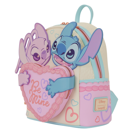 Mini Sac À Dos Disney de Lilo & Stitch - Loungefly - Lilo & Stitch Be Mine - pour Unisexe - multicolore - Lilo & Stitch - View 2