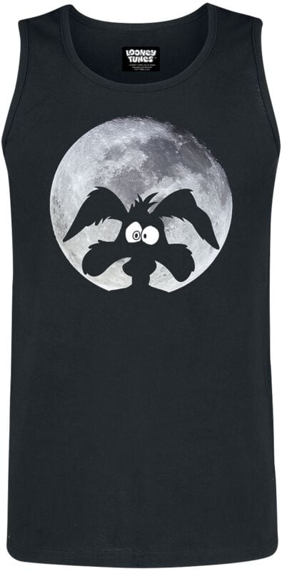 Débardeur  de Looney Tunes - Coyote - Moonlight - S à XXL - pour Homme - noir - Looney Tunes