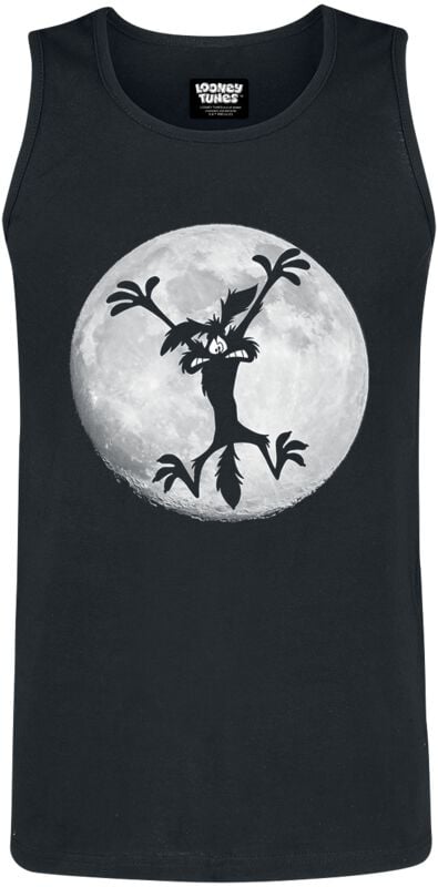 Débardeur  de Looney Tunes - Coyote - Moon Jump - S à XXL - pour Homme - noir - Looney Tunes