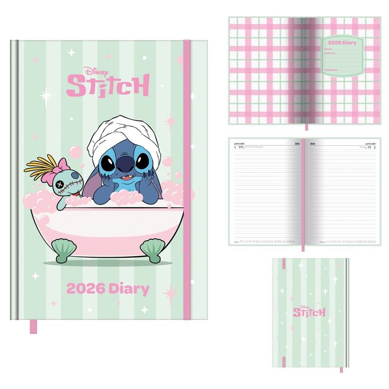 Agenda Disney de Lilo & Stitch - Agenda 2026 - pour Unisexe - multicolore - Lilo & Stitch