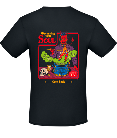 T-Shirt Manches courtes Fun de Steven Rhodes - Devouring Your Soul - S à XXL - pour Homme - noir - Steven Rhodes - View 2
