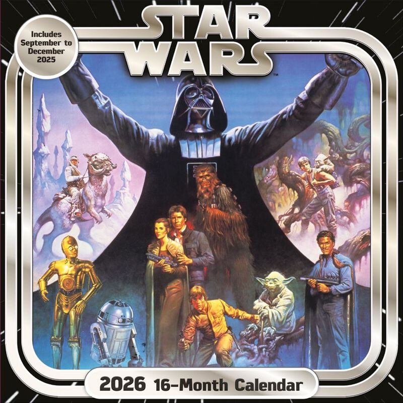 Calendrier mural  de Star Wars - Calendrier Mural 2026 - pour Unisexe - multicolore - Star Wars