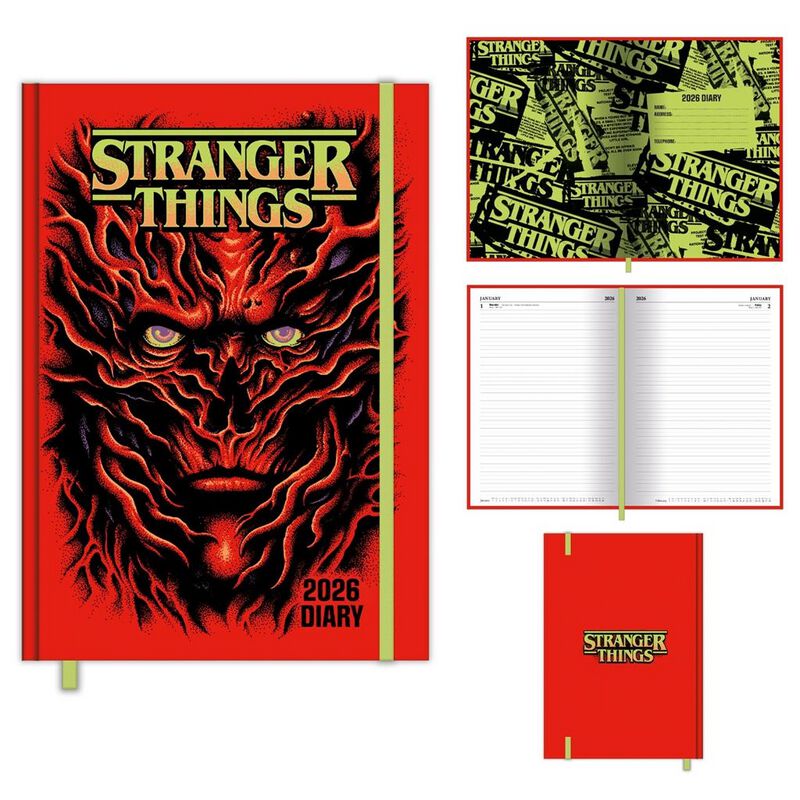 Agenda  de Stranger Things - Agenda / Calendrier 2026 - pour Unisexe - multicolore - Stranger Things