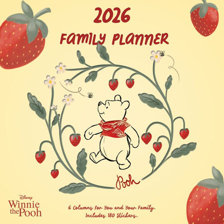 Calendrier mural Disney de Winnie L'Ourson - Winnie l'Ourson - Calendrier Mural 2026 - pour Unisexe - multicolore - Winnie L'Ourson