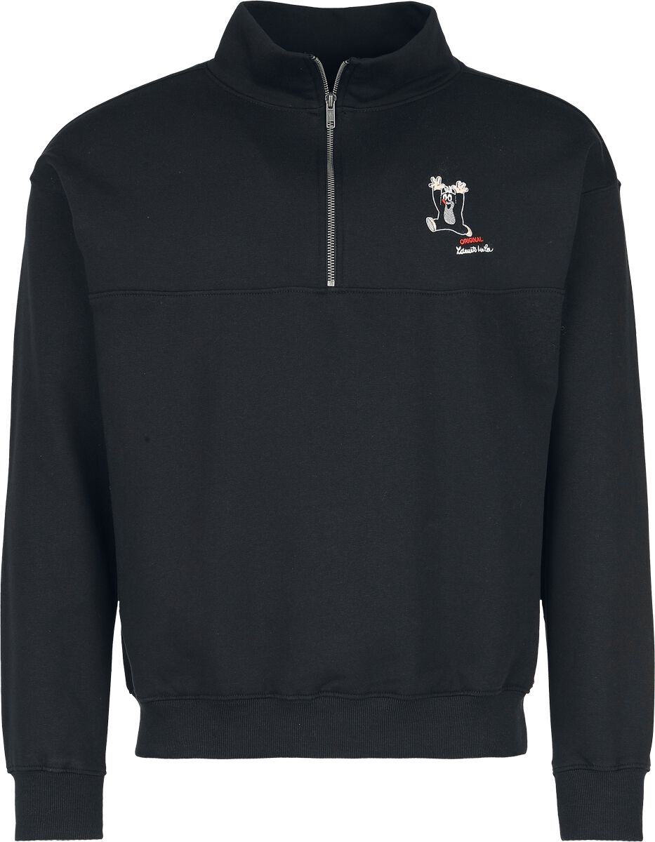 Sweat-shirt  de The Little Mole - La Petite Taupe - Pull Col Camionneur - S à 3XL - pour Homme - noir - The Little Mole